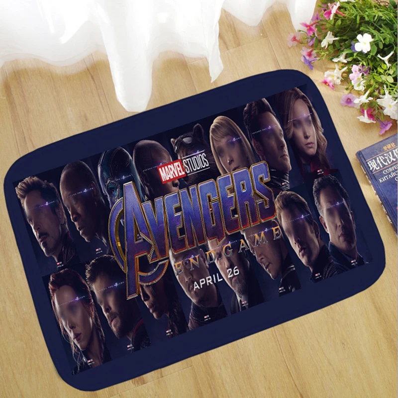 Коврик с героями Marvel Мстители Человек-паук железный человек Халк Тор Капитан