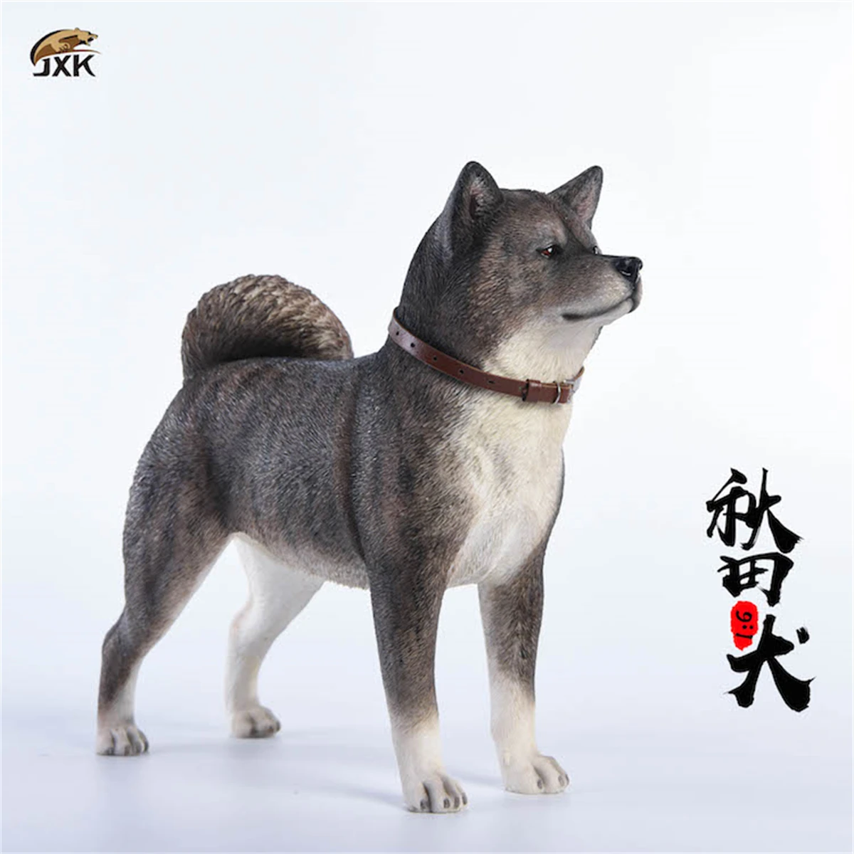 Фигурка японской собаки Akita JXK 1/6 модель животного коллекционное украшение