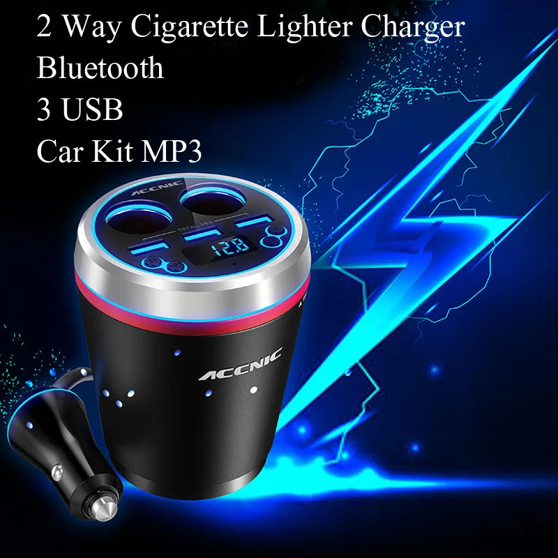 Музыкальный mp3 плеер Accnic C1 TF/Miscro SD гарнитура Bluetooth автомобильный комплект FM