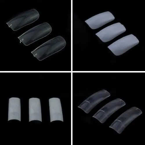 500 шт. профессиональные французские акриловые накладные ногти художественный