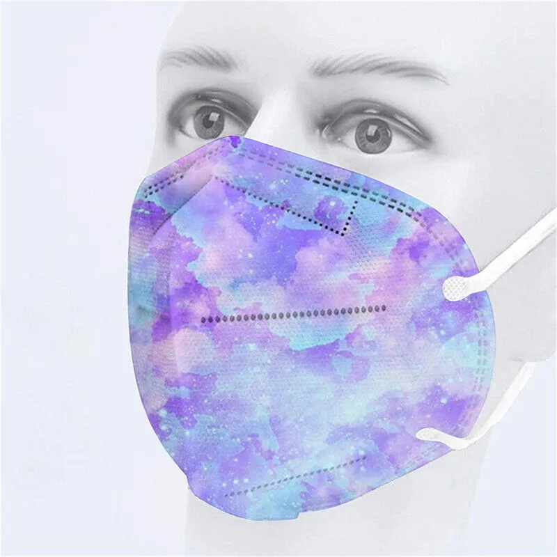 20/100PCS KN95 Mascarillas FFP2 Reutilizable 5 Layer Filter Starry Sky Respirator Protective Face Mask Breathable N95 Mouth | Красота и