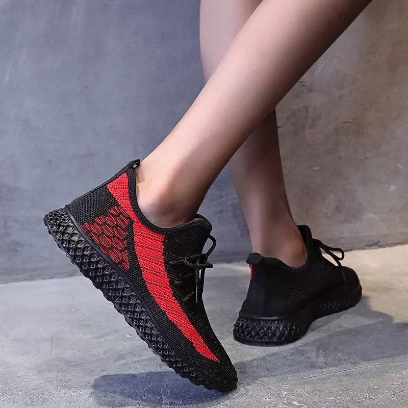 

Кроссовки женские на платформе, прочная Вулканизированная подошва, эластичная подошва, Повседневная модная обувь, Нескользящие