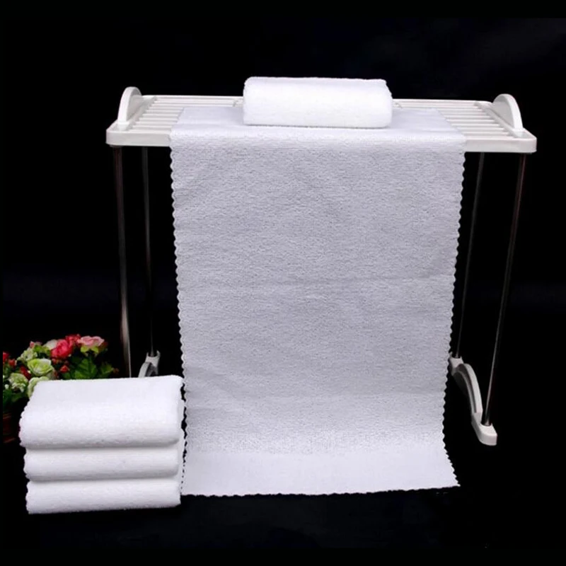 5pcs Superfine Fiber Thickened Cleaning Cloth Kitchen Scouring Pad White Dish Towel Easy To Clean Bathroom Rags Dishcloth 30*70 | Дом и сад