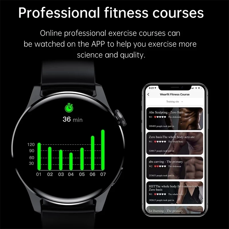 bluetooth call phone smart watch men waterproof sport fitness tracker weather display 2021 new watch smartwatch men for huawei free global shipping