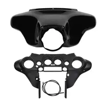 Motorcycle Black ABS Plastic Batwing Inner Outer Fairing For Harley Touring Street Glide Electra Glide 1996-2013 2012 2011 2010