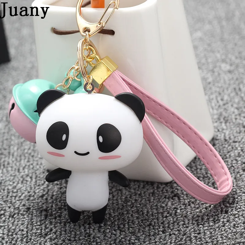Брелок мультяшный панда ключ брелок на цепочке сумка pengant животные Сумки из
