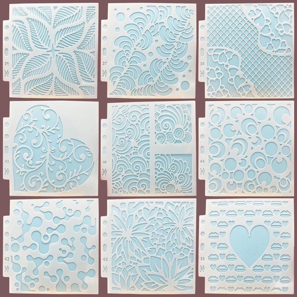 

Plastic Embossing Folders For DIY Scrapbooking DIY Photo Album Decorative Card Making Template Craft