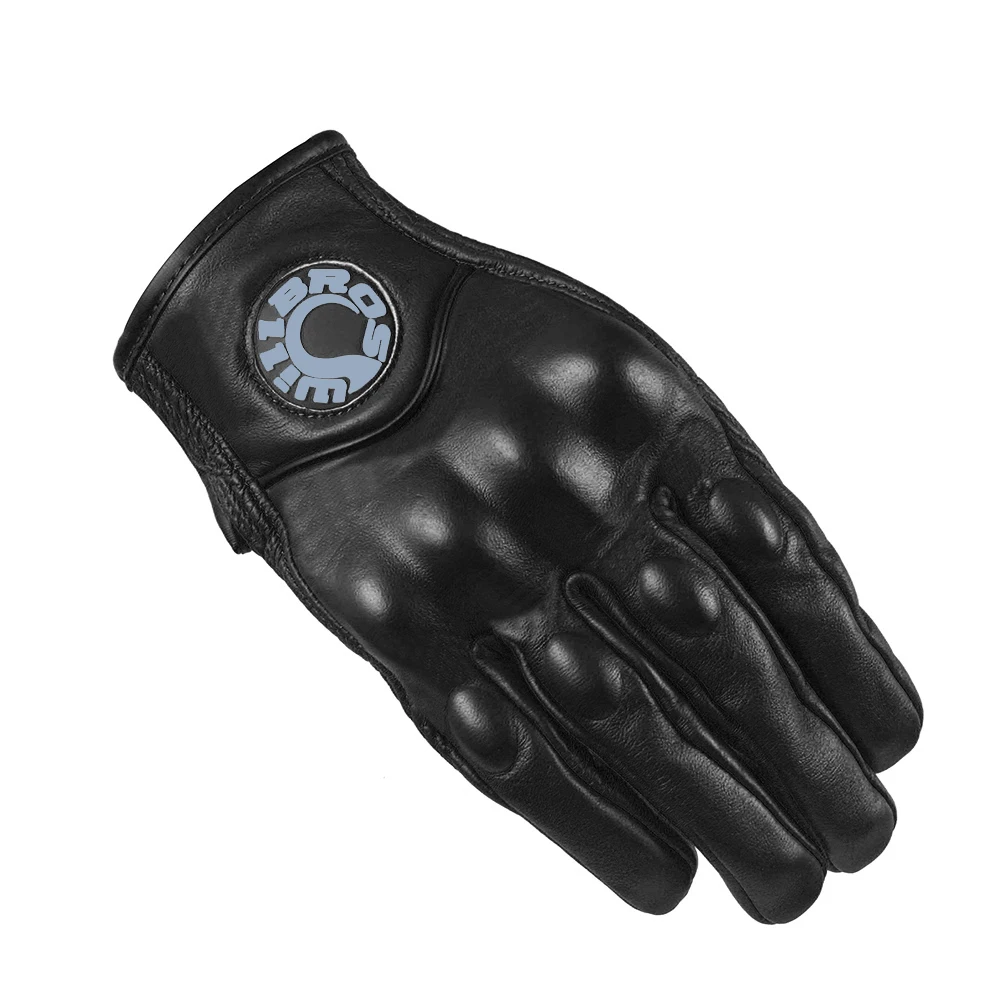 

Willbros ATV Bike Racing Leather Gloves Motorcycle Street Moto Riding Yellow White Gloves For Men