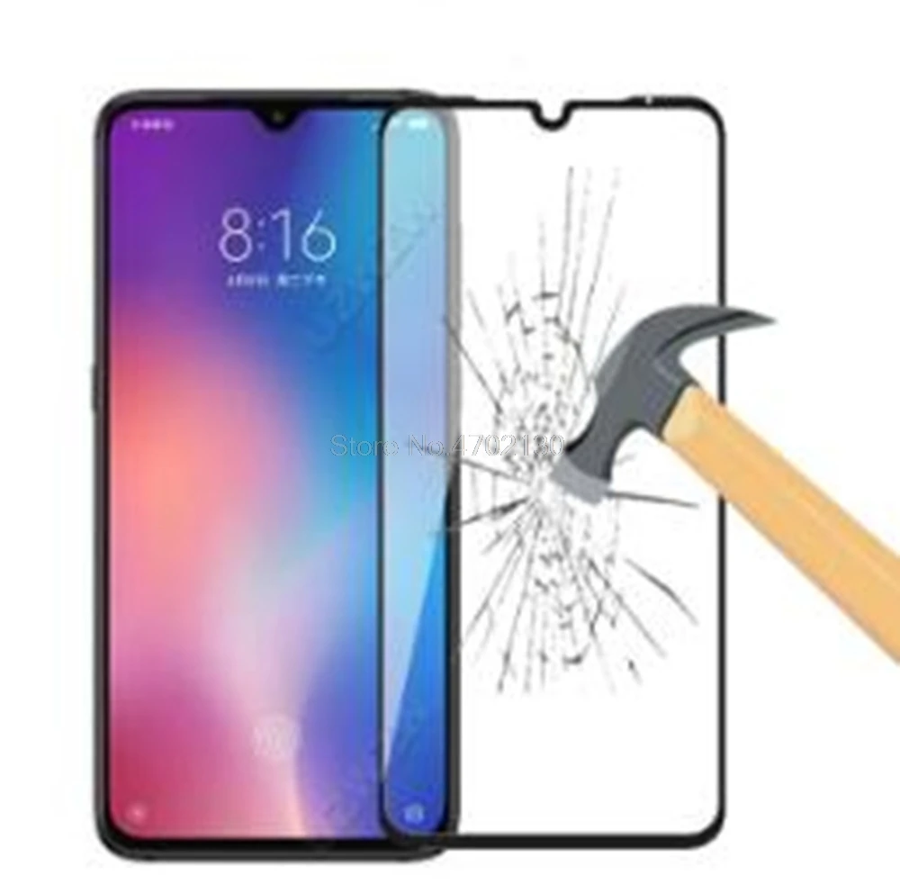 

Закаленное стекло с полным покрытием для Xiaomi Mi 9 SE / Mi 9 Pro / Mi 9 Lite, закаленное стекло, защита экрана, защитное стекло