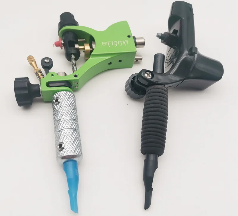

kt029 Complete Tattoo Kits 2 Rotary Machines Guns Sets Needles Power Supply Tips Grips Tattoo Guns Kits for Tattoo Beginner