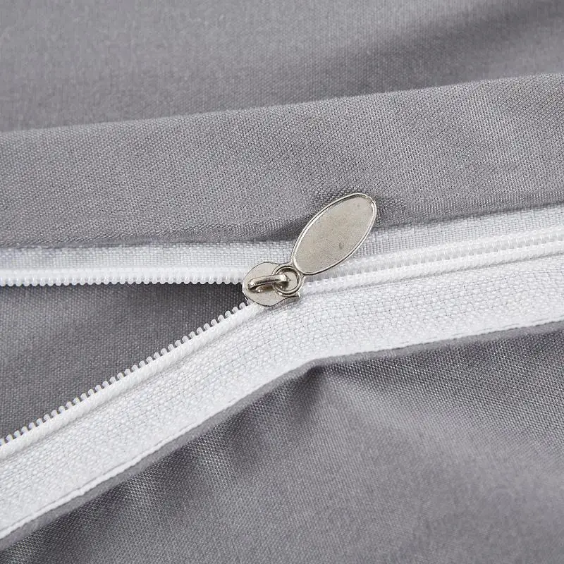 Parkshin серый комплект постельного белья для взрослых пододеяльник наволочка