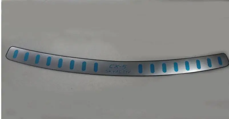 Ультратонкая защитная накладка для заднего бампера из нержавеющей стали