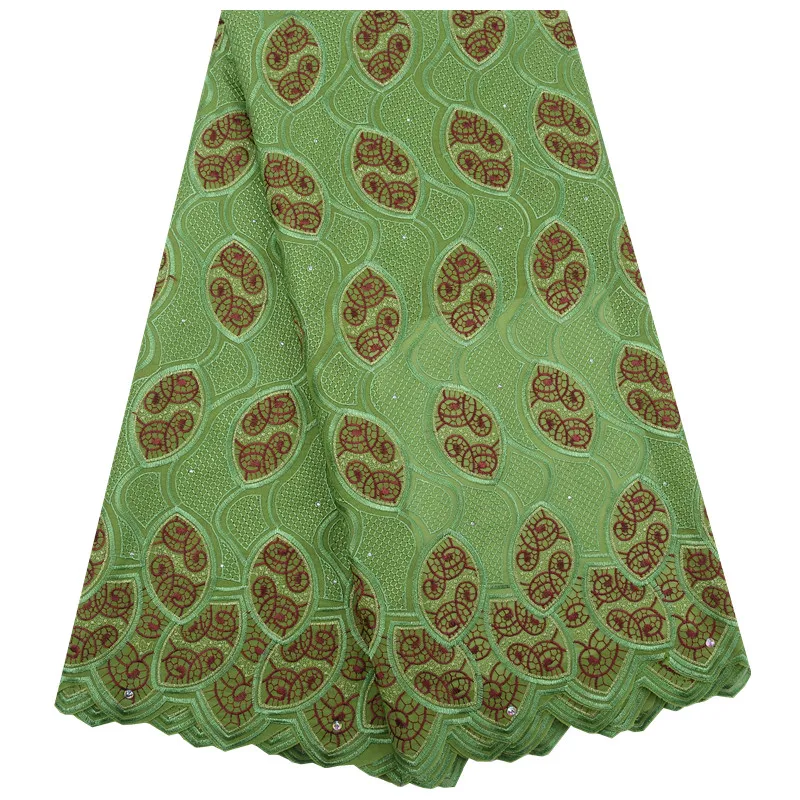 

Nigerian Voile Lace In Switzerland 2020 New Design High Quality Embroidery African Cotton Lace Fabric Fashion Swiss Lace Fabric