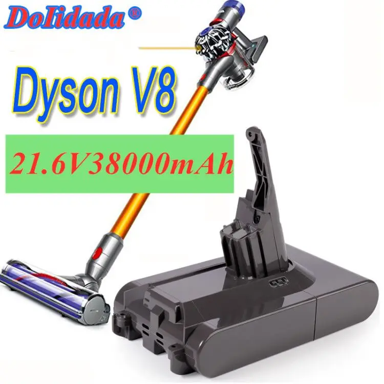 

Аккумулятор для Dyson V8, 98000 мАч, 21,6 в, литий-ионная аккумуляторная батарея для пылесоса Dyson