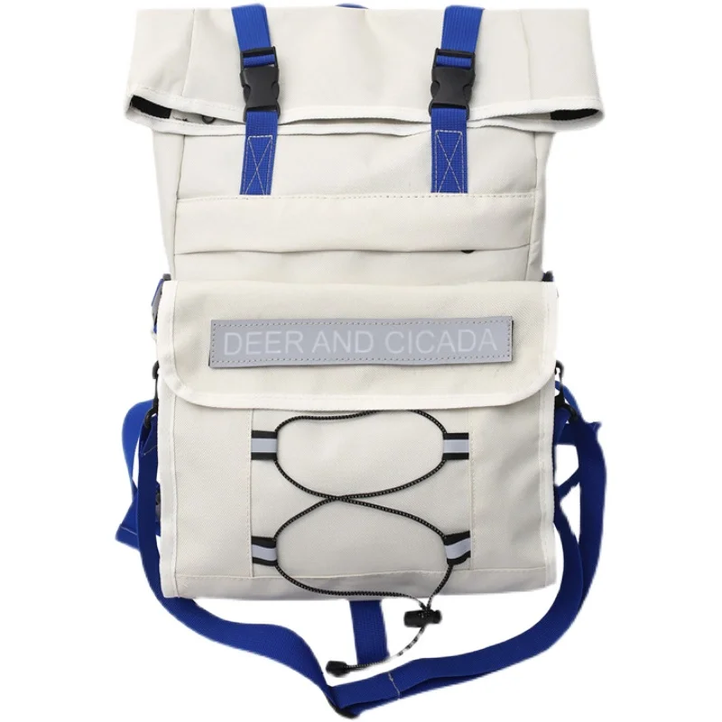 

Backpack unisex large-capacity tooling style high school college student bag leisure computer travel bag