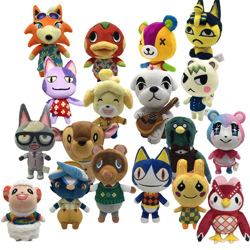 

Game Accessories Cute Animal Crossing Plush Toy Cartoon Animals Bird Cat Bear Dog Rabbit New Arrival Stuffed Plush Toys Gifts