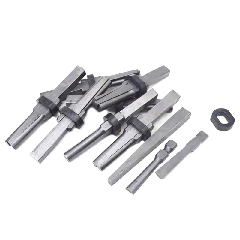 

3/4" Plug Metal Wedges Feather Shims Concrete Rock Stone Splitter Hand Tool 20mm G88B
