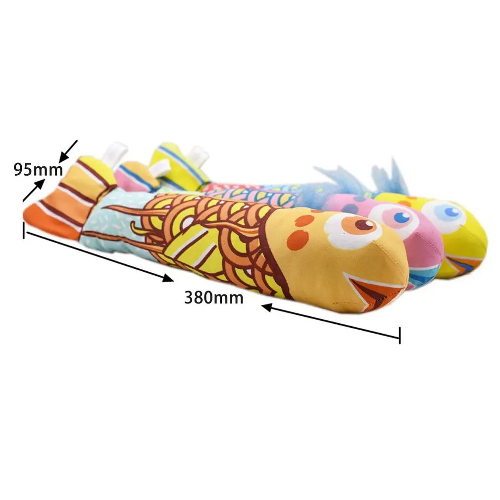 

Lovely Cute Design Fish Shape Interactive Crackle Fancy Catnip Cat Toy Training Cat Mint Funny Toys Supplies For Cat Teaser