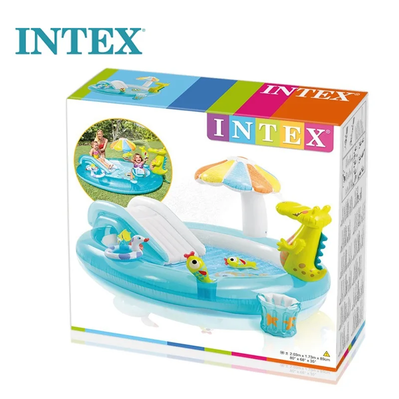

Kids Inflatable Bath Tub Crocodile Park Fountain Baby Marine Ball Pool Children Portable Swimming Pool Lightweight Reservoir