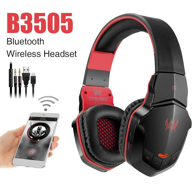 B3505 наушники Беспроводная bluetooth гарнитура Игровые с микрофоном кнопка управления