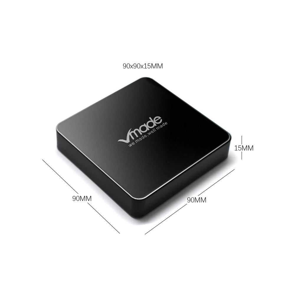 Vmade H.265/HEVC HD 4K Android 7 1 2 + 16GB IP ТВ M3U коробка Поддержка Youtube WI FI смарт медиаплеер Amlogic