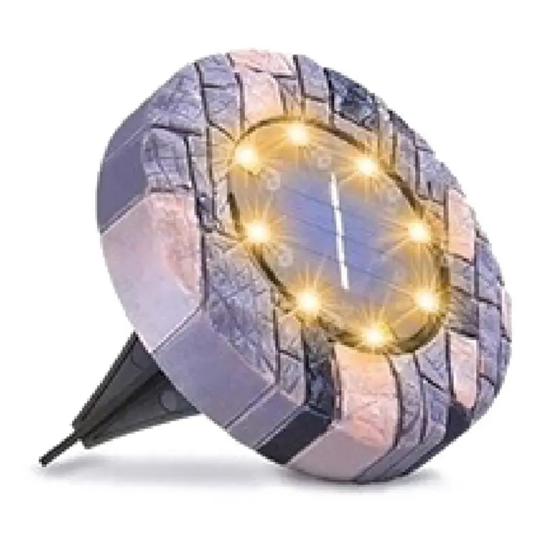 

Outdoor Ground Lights 8 Led Solar Powered Lights IP68 Waterproof Solar Garden Lights For Pathway Yard Walkway Patio Lawn