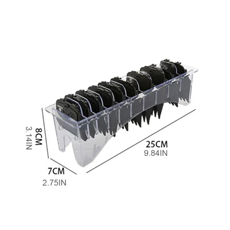

10PCS Hair Clipper Combs Guide Kit Magnetic Plastic Hairs Trimmer Limit Comb Attachments Professional Salon Tool D0AB