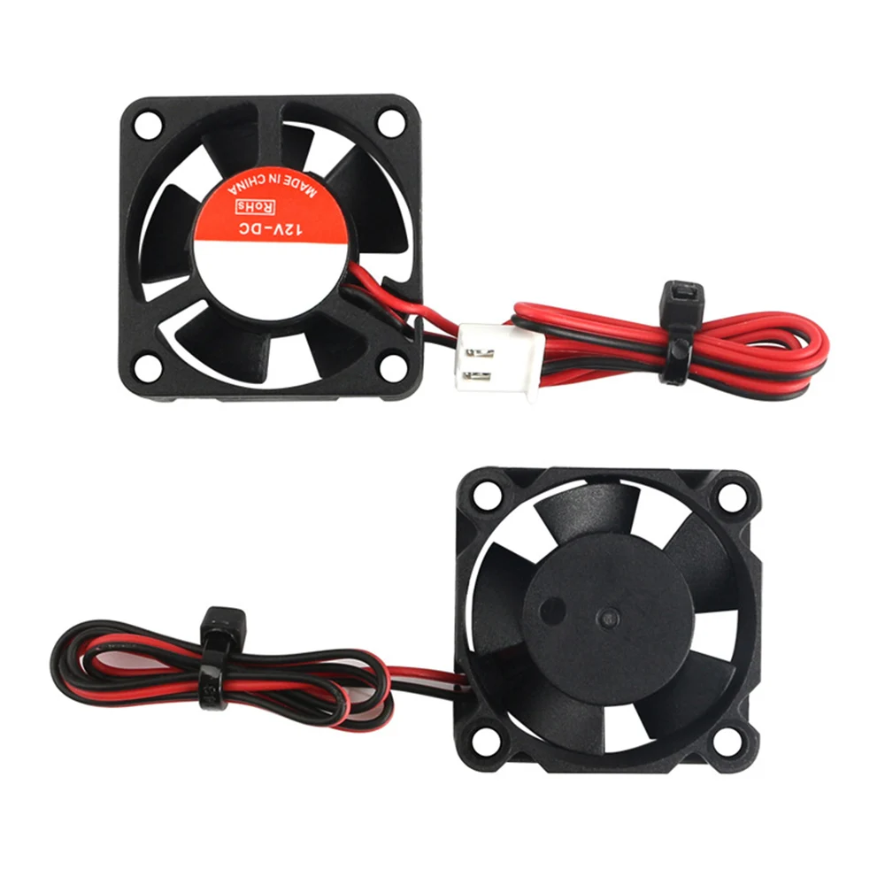 2PCS 3D Cooling Fan DC12V 30 X 30 X 10mm3D Printer Parts Kit Brushless Blower Fan 3010 DIY 3D Extruder Turbo Fan