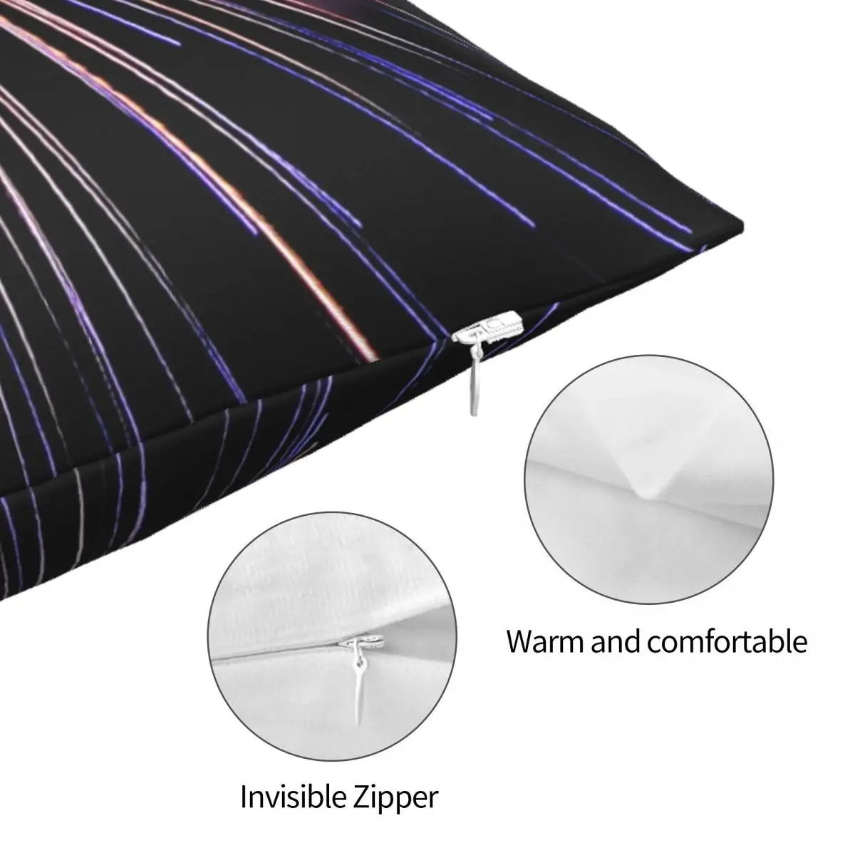 

Fireworks 3D printing brand new landspace pillowcase Fireworks Home Sofa Polyester color Decoration