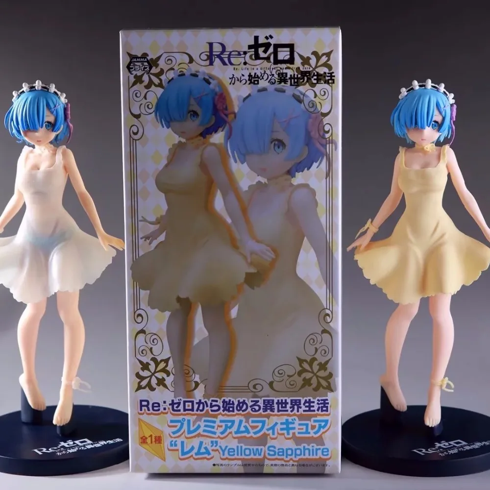 Аниме Re:Life in a other world фигурка героя из ПВХ Zero Ram Rem Dress милая прозрачная