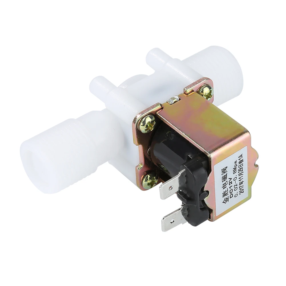 

DC 12V Electric Solenoid Valve Normally Closed N/C Water Inlet Flow Switch GT5 Magnetic Water Air Normally Closed Dropshipping