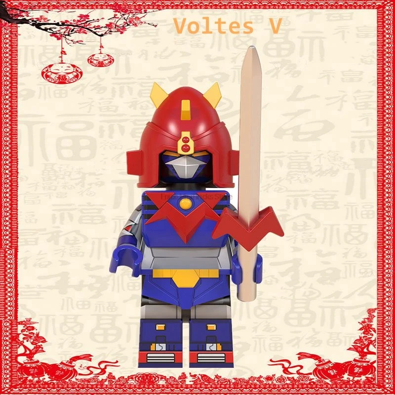Voltes V Супер электромагнитная машина Voltes V супер электромагнитный робот Com-Battler V смелый лидер Daimos строительные блоки игрушки - Цвет: Voltes V