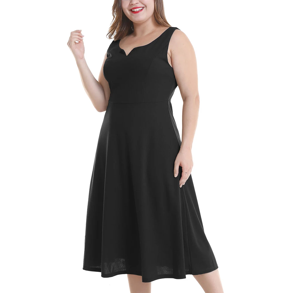 Женское простое платье женское винтажное офисное большого размера офисная