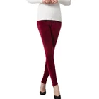 Леггинсы женские VISNXGI зимние теплые, с подкладкой из флиса, до щиколотки, с эластичным поясом