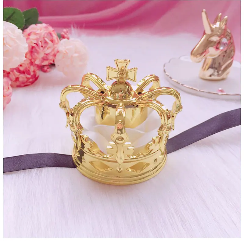 Crown-Gold-E Лолита британская императорская корона на голову заколка Роза Корона повязка на голову принцесса заколка для волос аксессуары для маскарада на Хеллоуин - Цвет: Crown-Gold-E