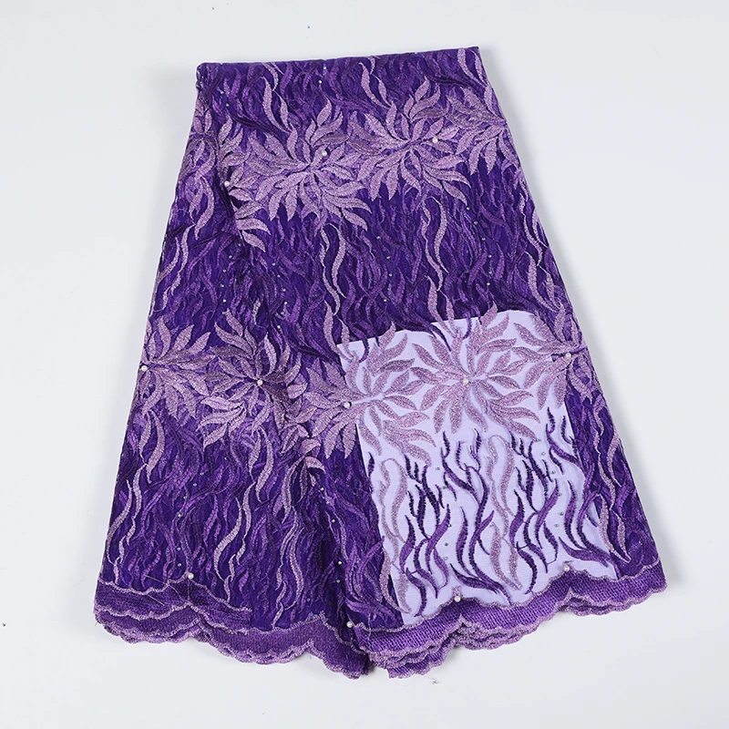 2019 последние королевские синие французские африканские шнурки ткань высокого