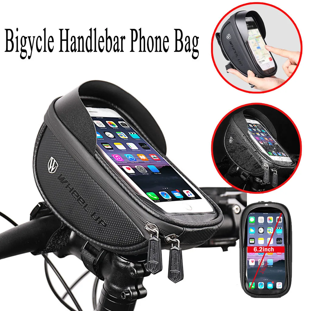 Велосипедный велосипедный руль на сотовый мобильный телефон сумка чехол