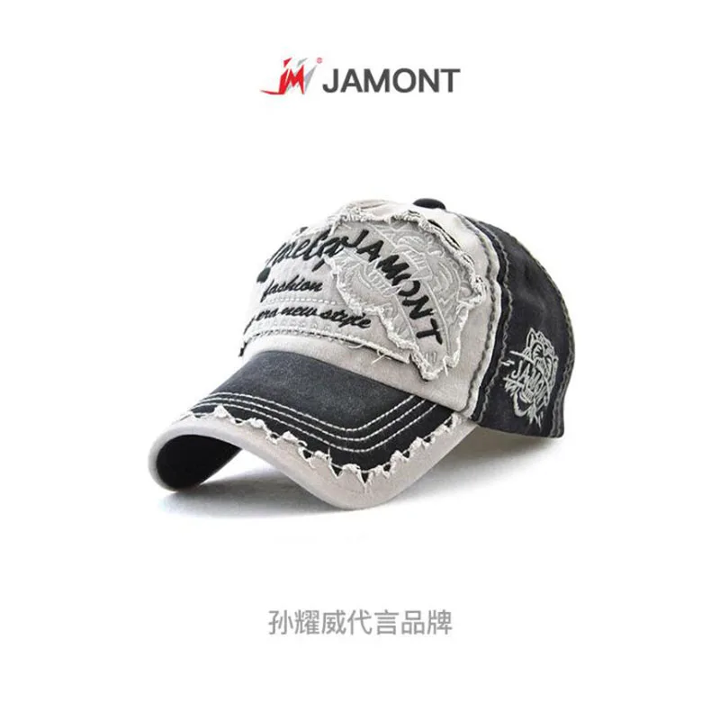 Новинка 2020 бейсболка JAMONT из 100% хлопка регулируемая С Рисунком Тигра для водителя
