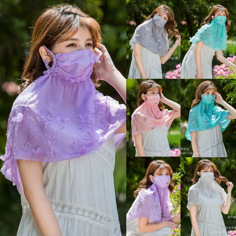 Women Anti-UV Riding Face Prodection Summer Sunscreen Shields 9 Colors | Красота и здоровье