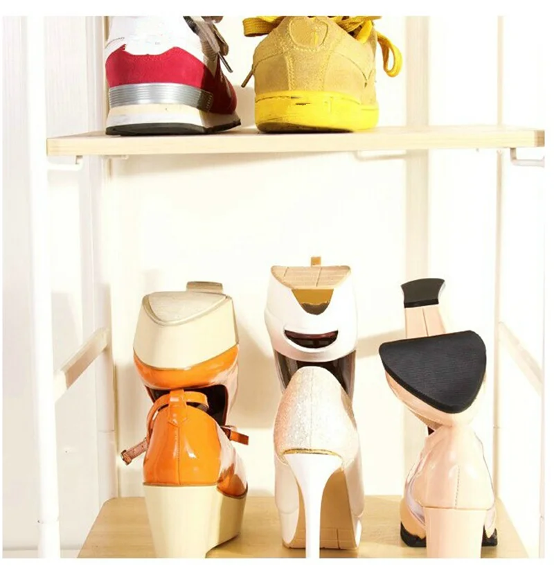 Вешалка для кофейной обуви органайзер экономия места пластиковая подставка