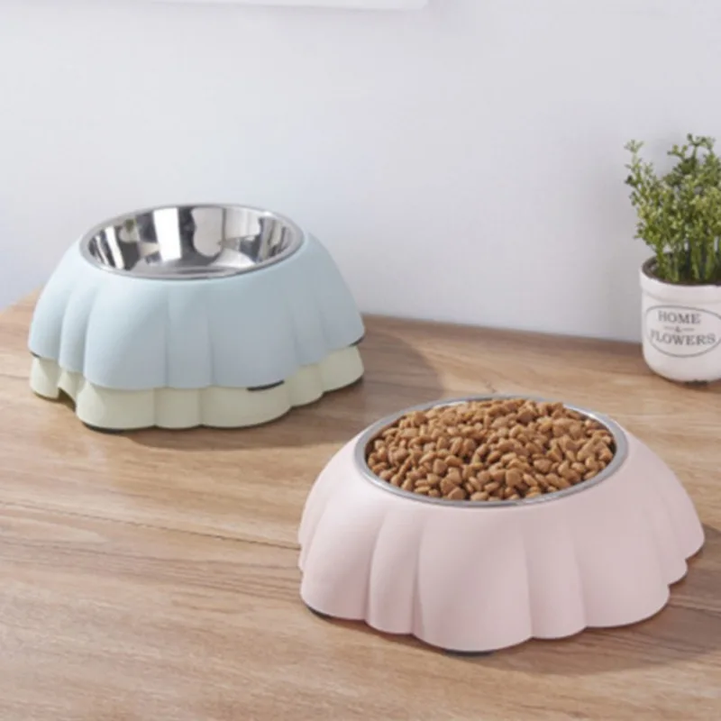 

Pet Cat Dog Stainless Steel Bowl Dog Cat Feeder Drinking And Feeding Container Eating Utensils