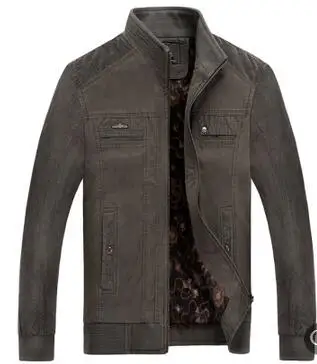 

Men's jacket new senior stand collar short cotton jacket autumn winter men's jacket