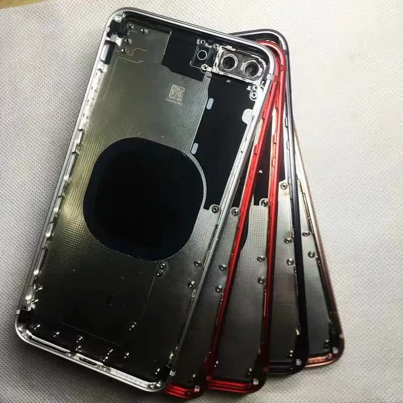 Лучшее качество для iphone 8 8G 4,7 ''/8 Plus 8 P 5,5''/X/XR задняя средняя рама шасси полный корпус сборка Крышка батарейного отсека дверь