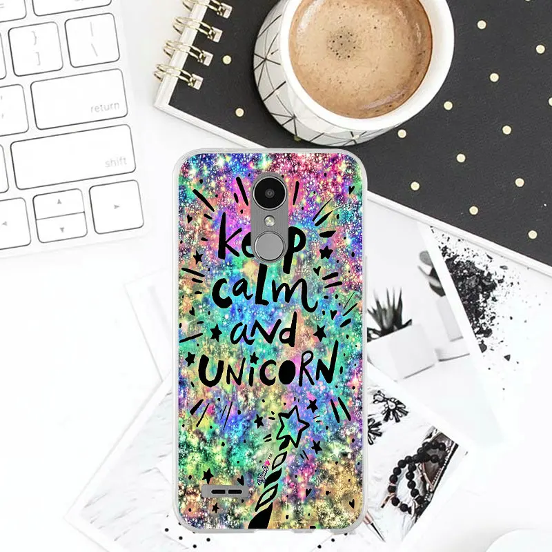 pattern 2 С блестками и надписью «Unicorns мягкие Аксессуары для мобильных телефонов LG V10 V20 V30 G2 G3 мини G4 стилус G5 G6 G7 K4 K7 K8 K10 - Цвет: pattern 2