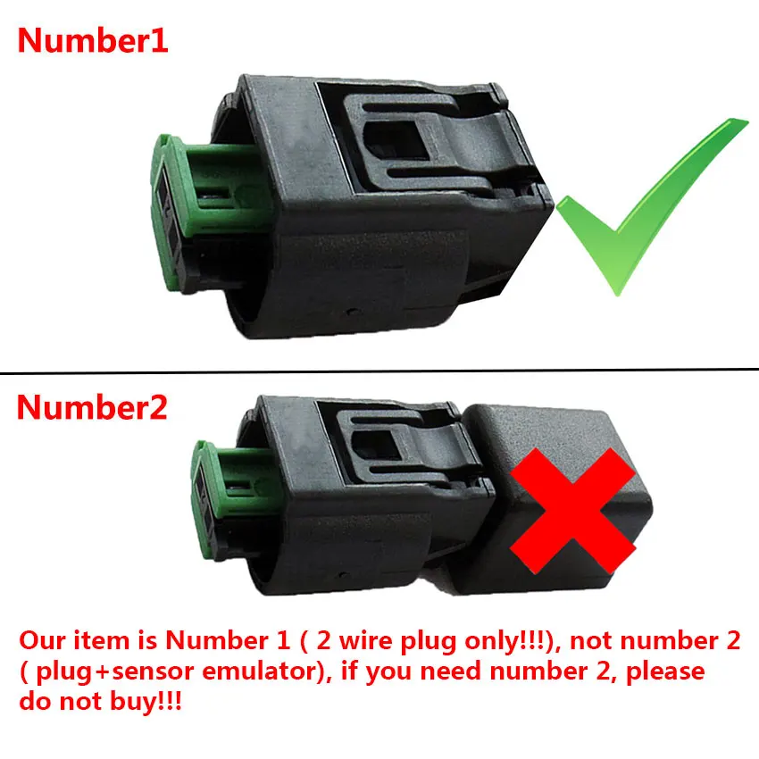 Емкостный тип сигнала напряжения с 2 проводами отключения вилки для BMW воздушный