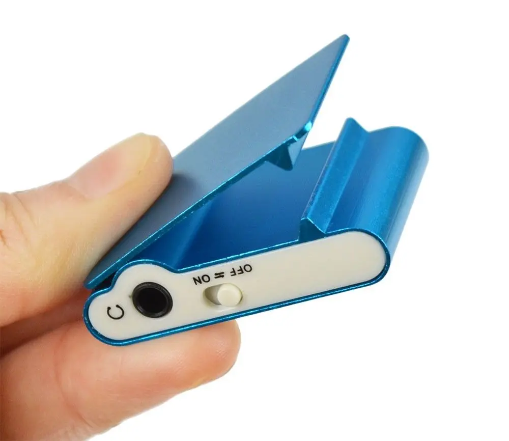 Клип MP3-плеер Мини TF/SD слот USB музыкальный плеер металлический водонепроницаемый