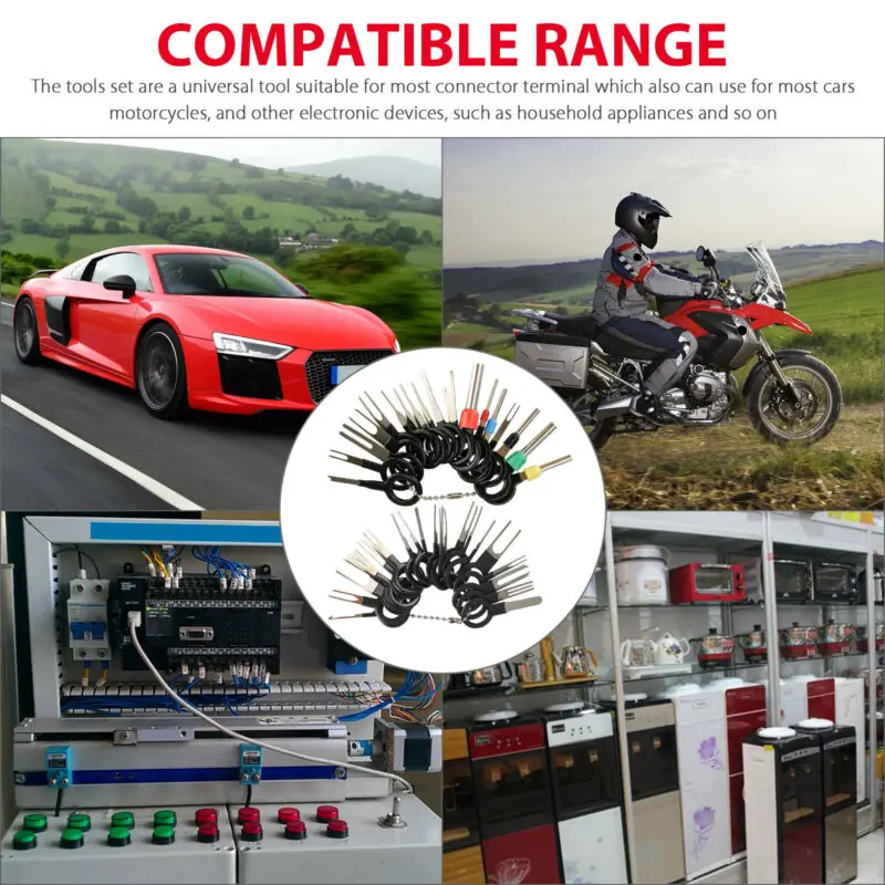 56 шт. набор инструментов для удаления проводов в автомобиле съемник аксессуары