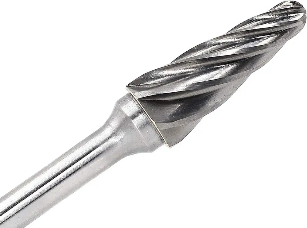 

Carbide Burr Coarse Tooth 6 Flutes Tungsten Carbide Cutter File 6x12mm Rotary Die Grinder Bit for Metal
