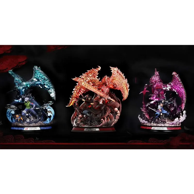 

23" Anime Statue Akatsuki Bust Sharingan Uchiha Itachi Full-Length Portrait 1/8 Scale Original GK Action Figure Toy 58CM X2090