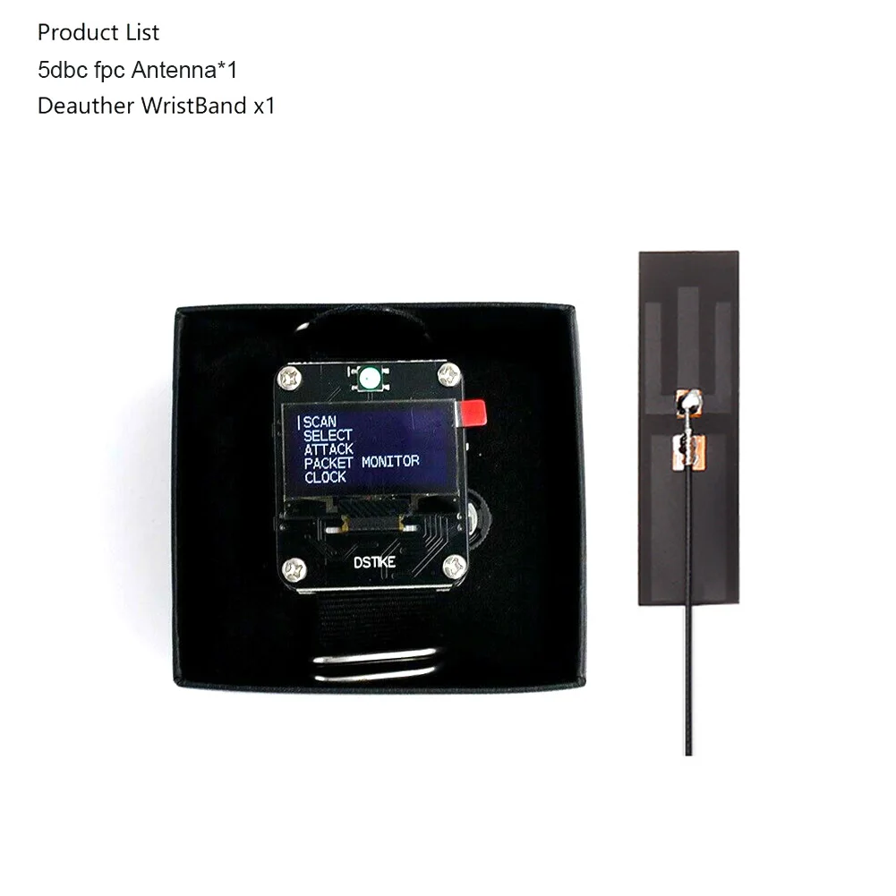 Оригинальные Смарт часы DSTIKE Deauther программа V1 наручный браслет V2 WiFi Монстр V4 OLED V5